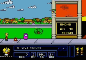 The Simpsons - Bart vs. the Space Mutants Screenshot 1